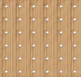 36" Square Pegboard