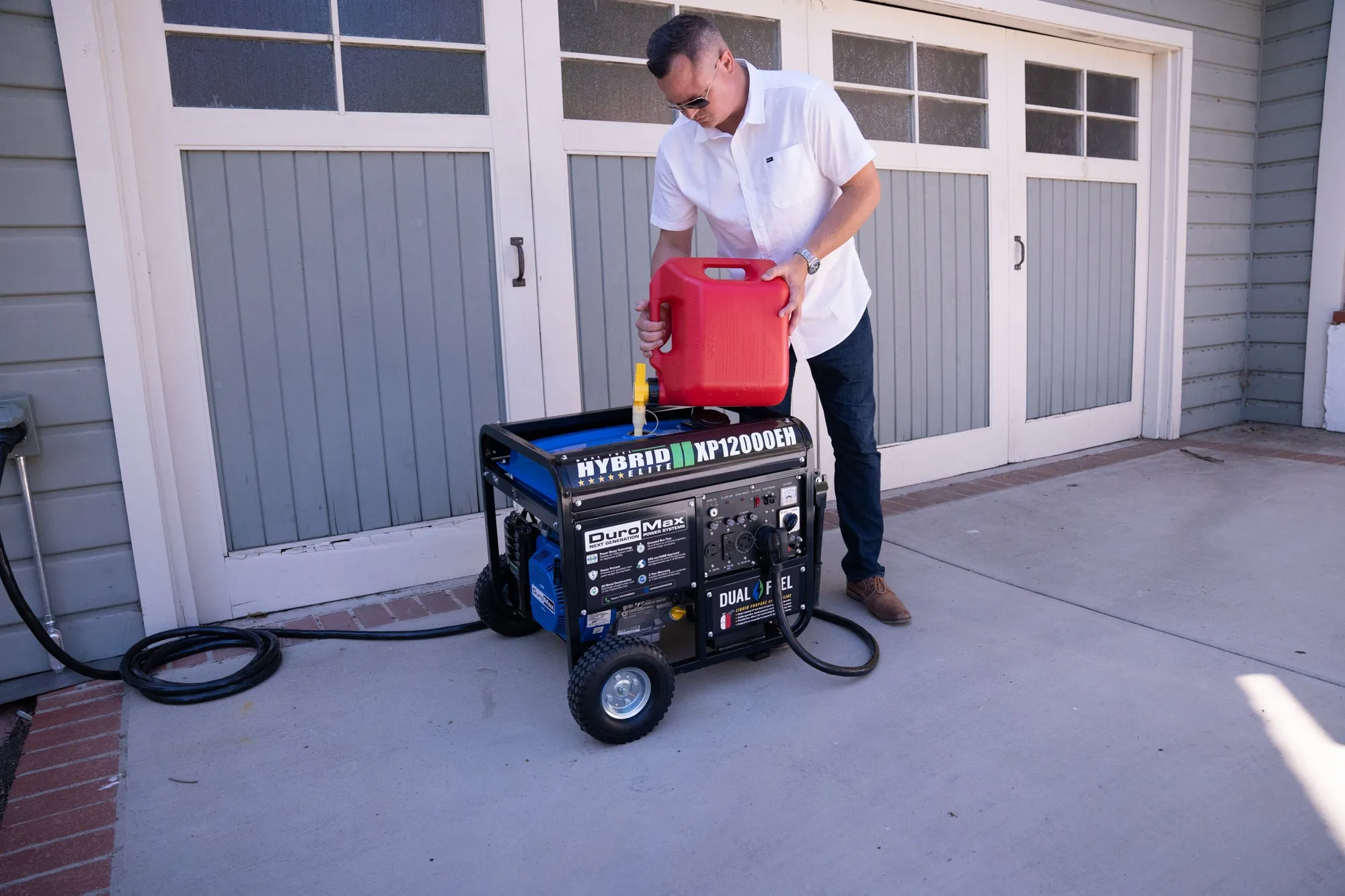 12,000 Watt Dual Fuel Portable Generator