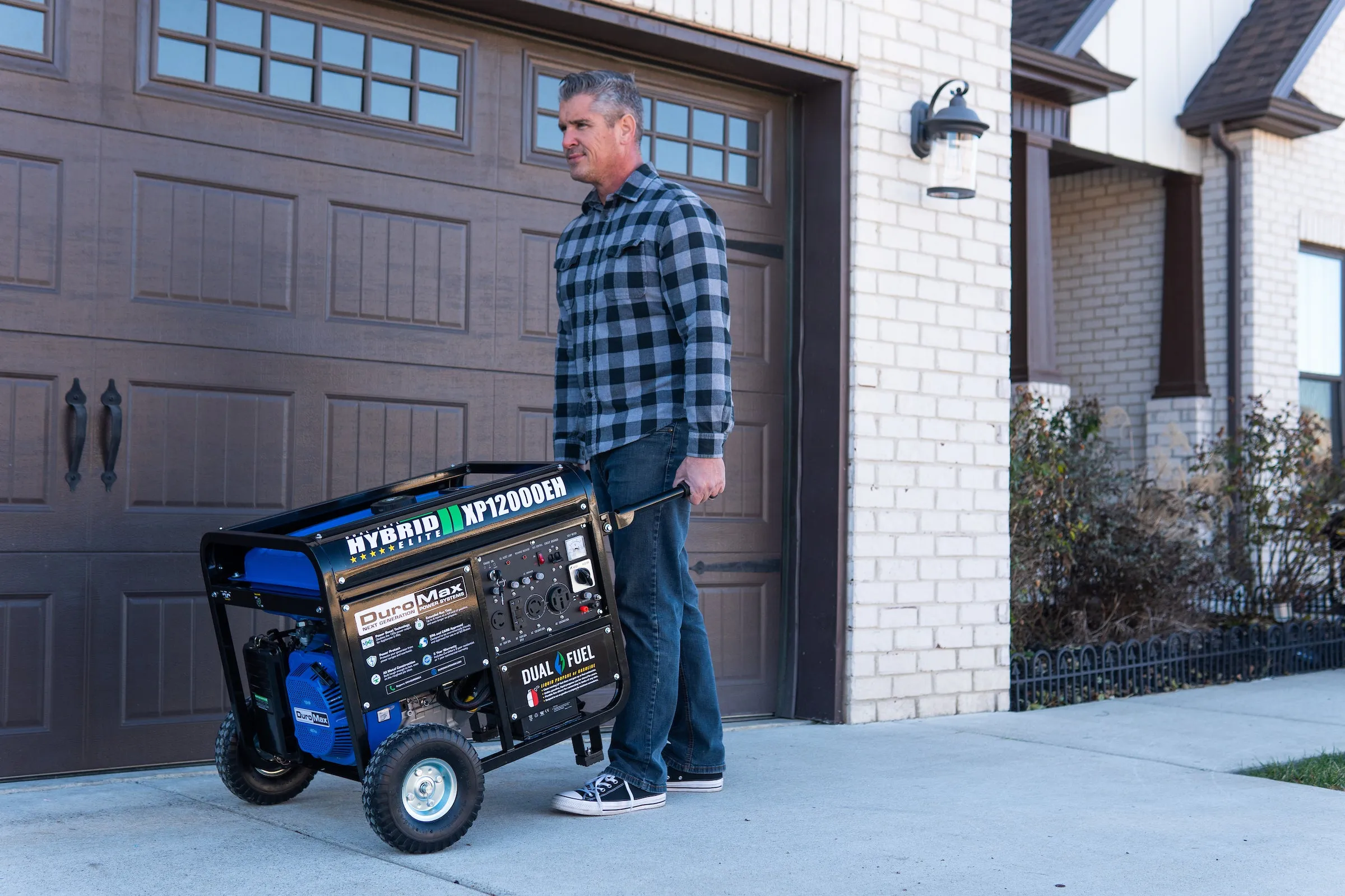 12,000 Watt Dual Fuel Portable Generator