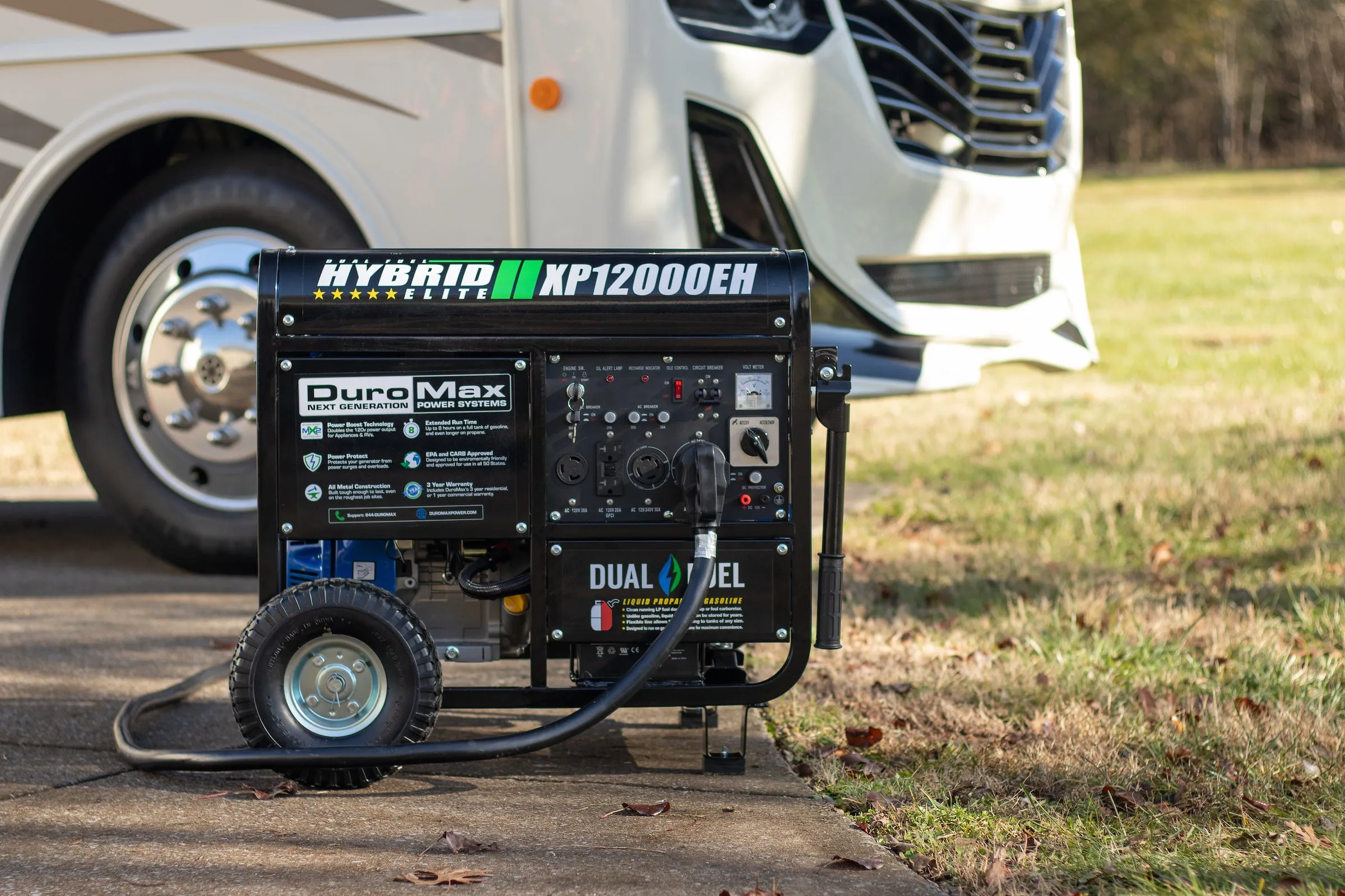 12,000 Watt Dual Fuel Portable Generator