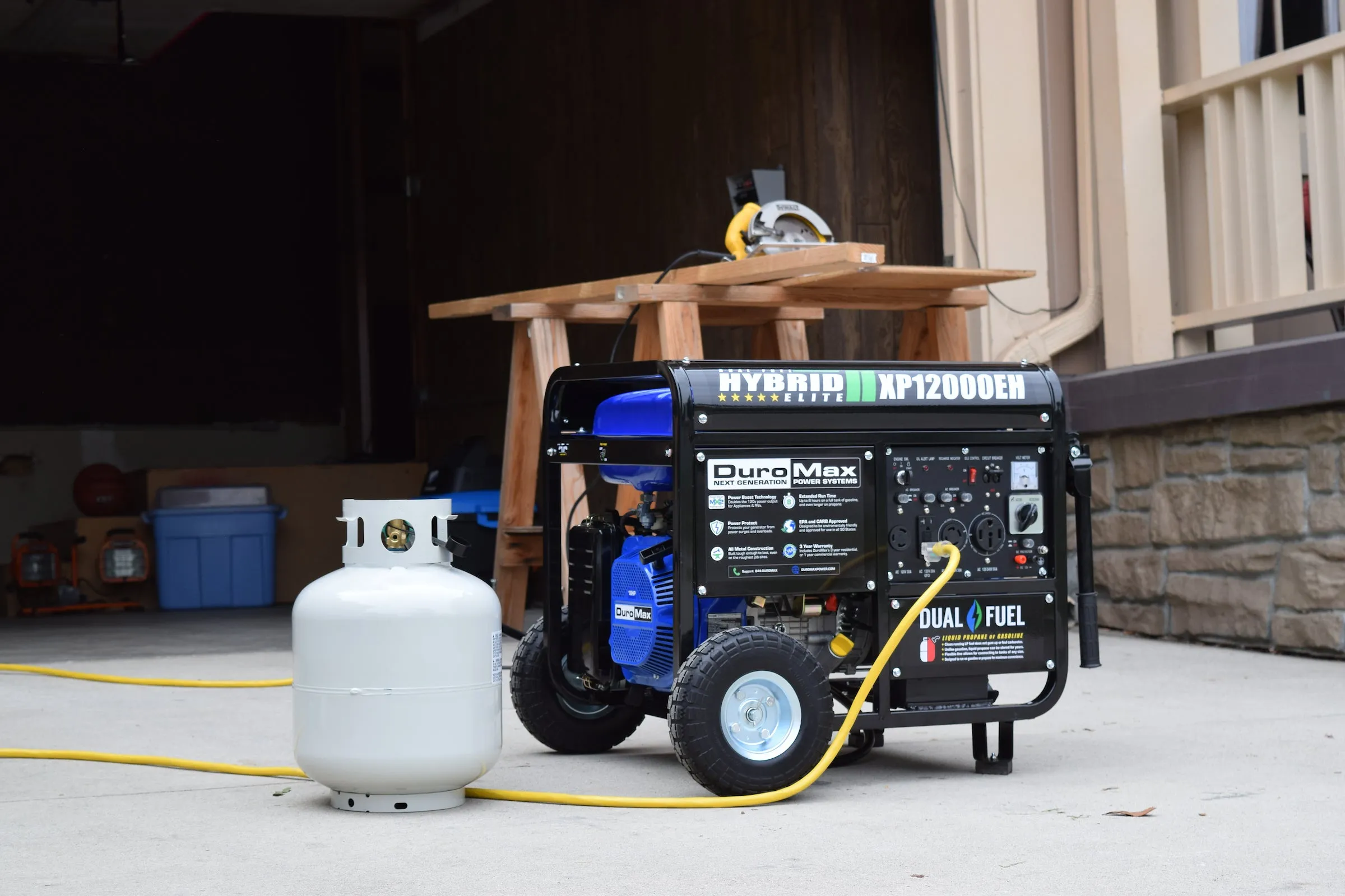 12,000 Watt Dual Fuel Portable Generator