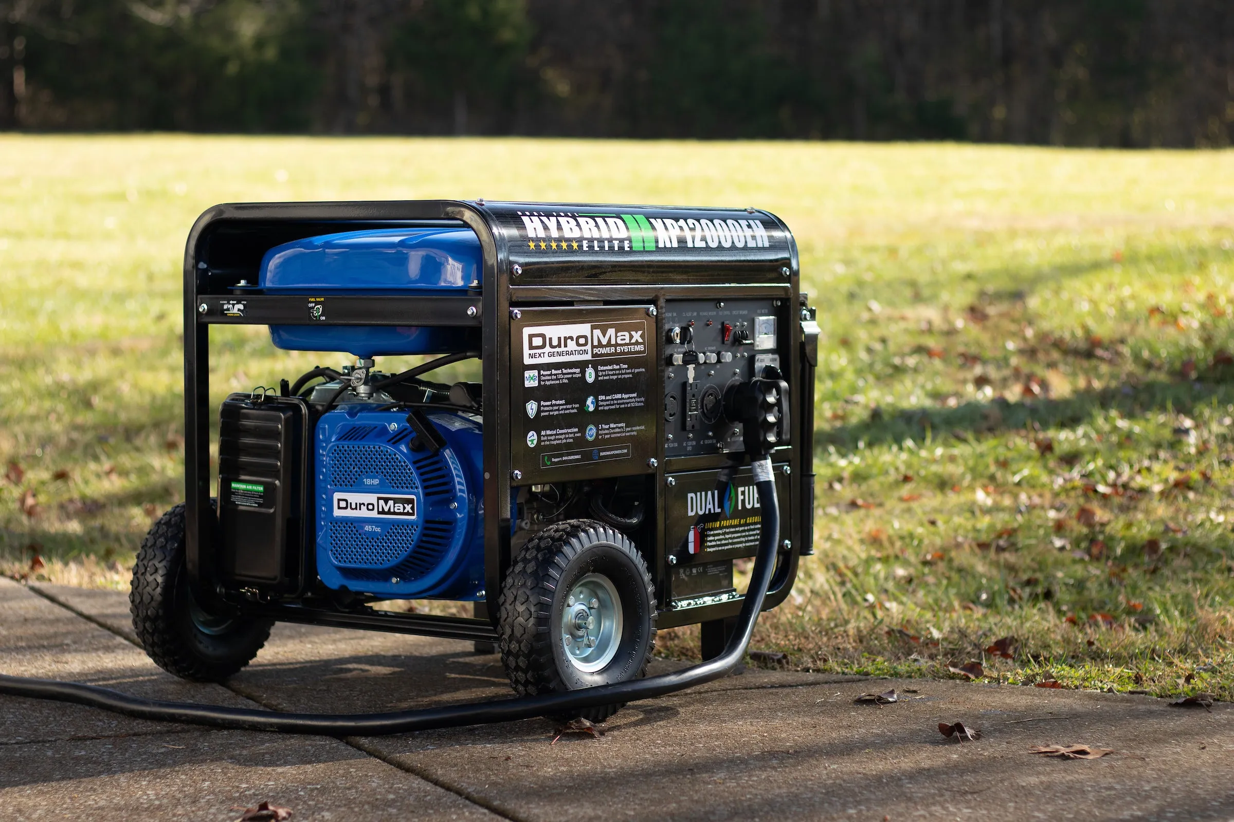 12,000 Watt Dual Fuel Portable Generator