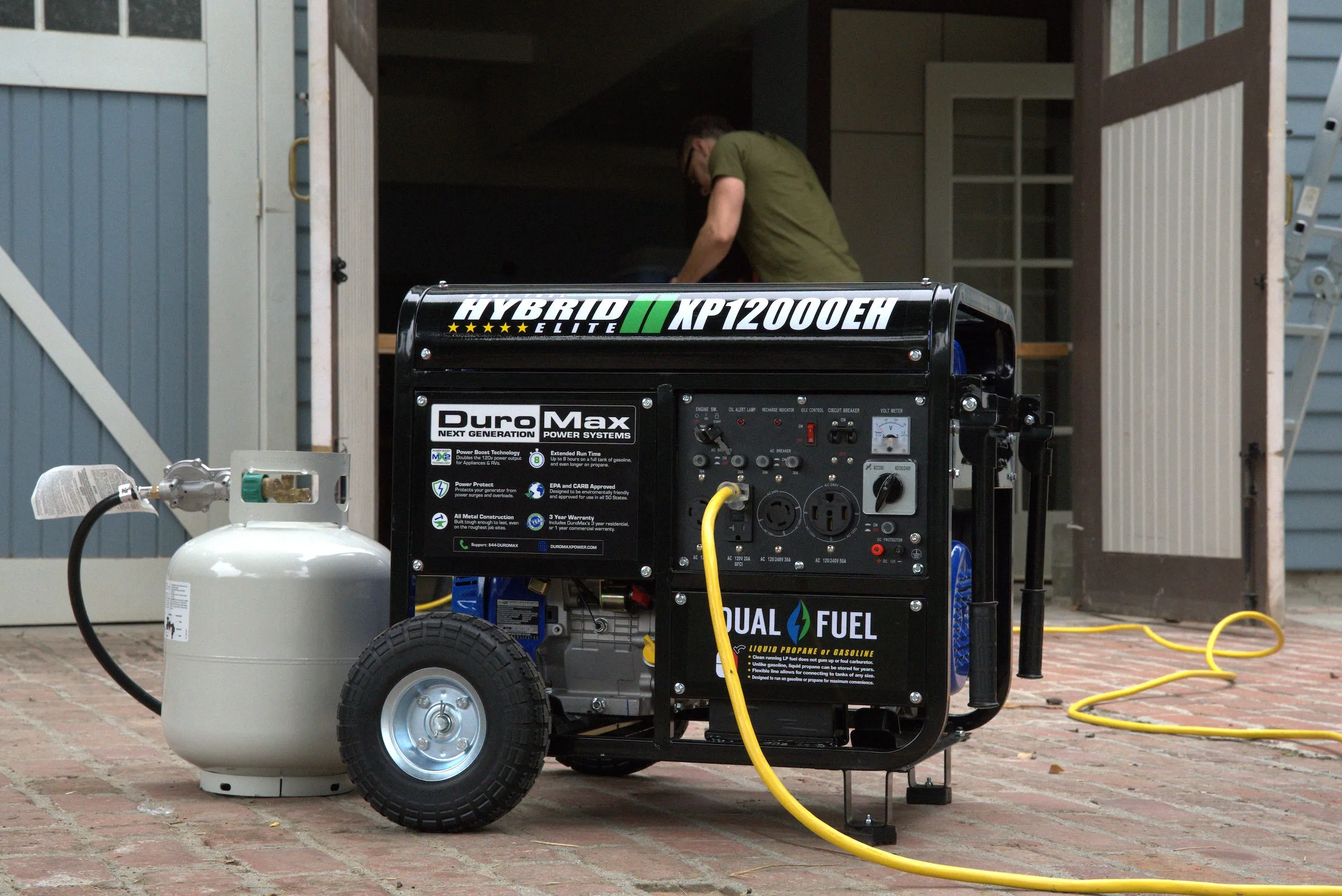 12,000 Watt Dual Fuel Portable Generator