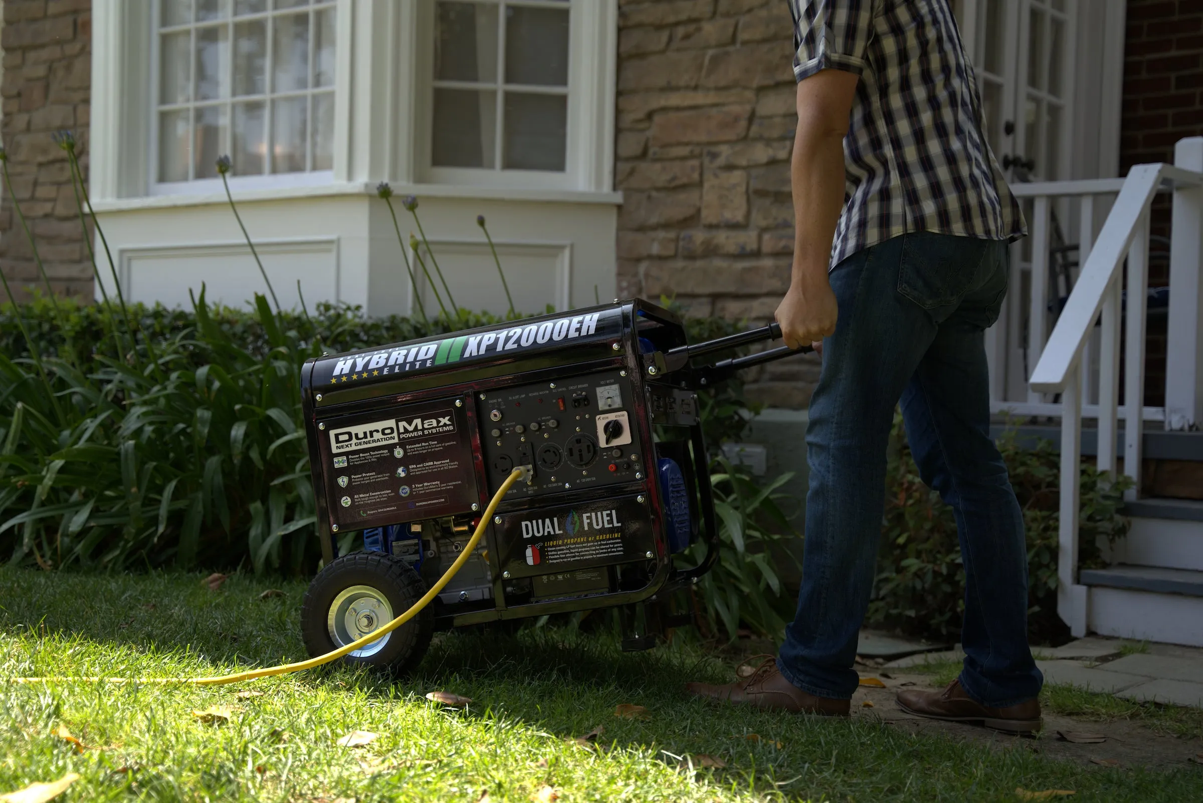 12,000 Watt Dual Fuel Portable Generator