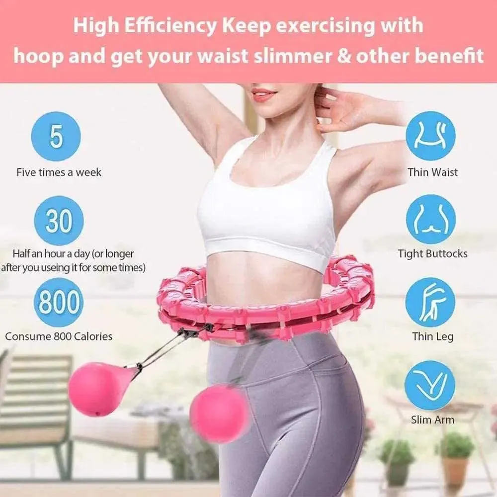 18-24Knots Exercise Hoop Smart Exercise Hoop Weight Loss