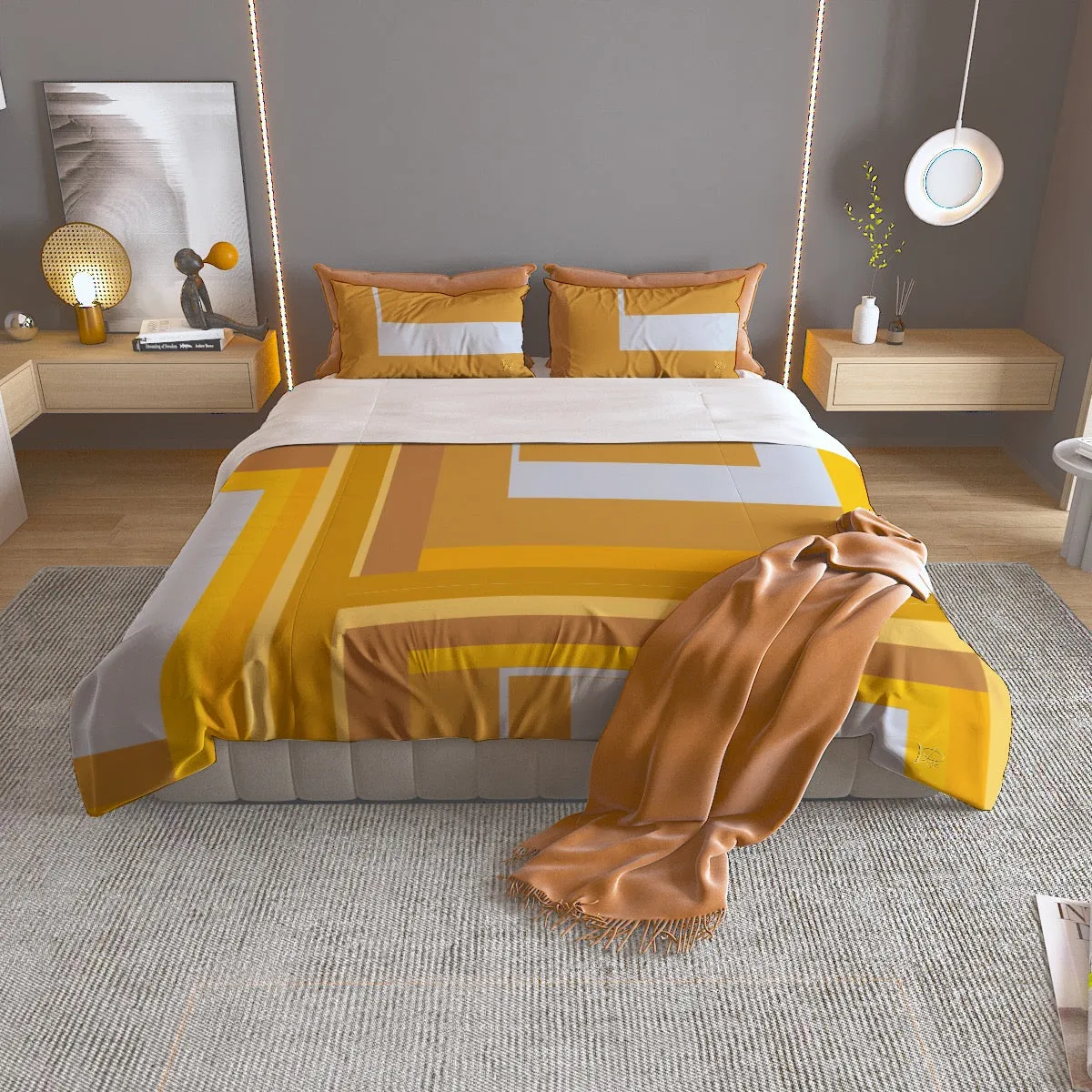 #181 LDCC Bedding Set | 125（gsm）gold tones