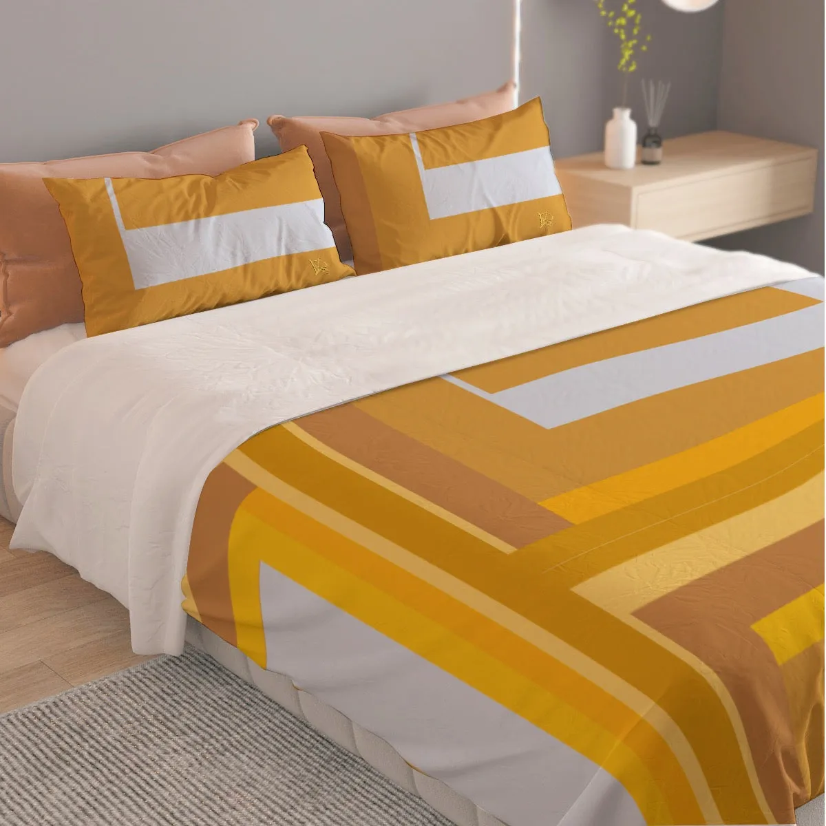 #181 LDCC Bedding Set | 125（gsm）gold tones