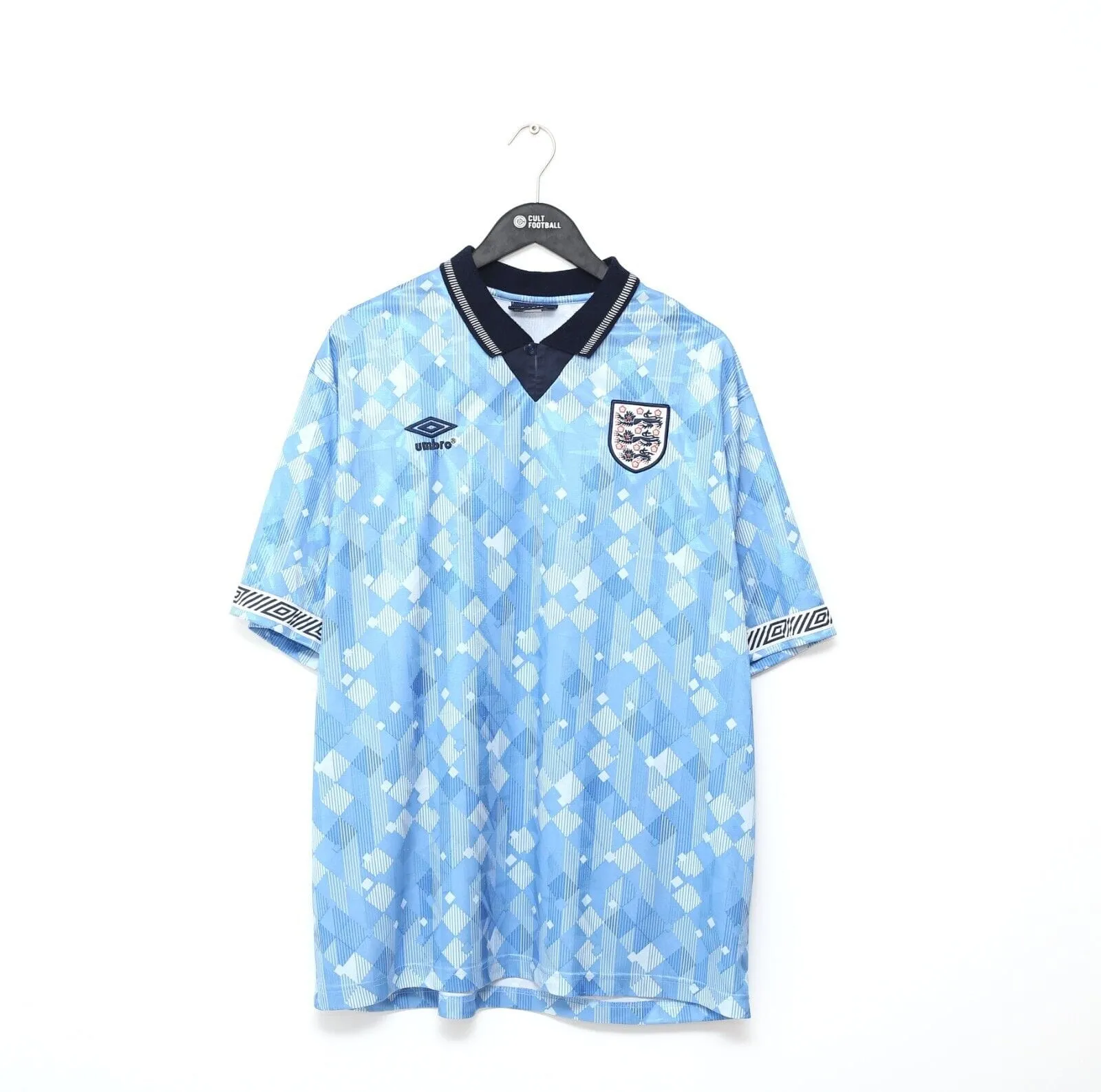 1990/92 ENGLAND Retro Umbro Third Football Shirt Jersey (XXL) Italia 90 New Order