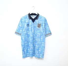 1990/92 ENGLAND Vintage Umbro 3rd Football Shirt (L/XL) Italia 90 NEW ORDER