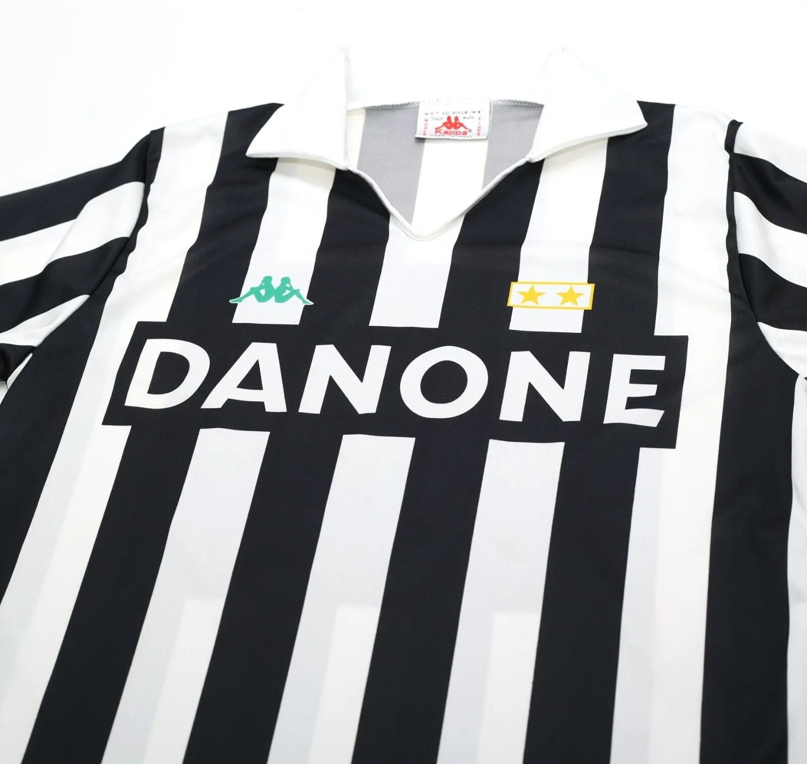 1992/94 BAGGIO #10 Juventus Vintage Kappa Home LS Football Shirt Jersey (S/M)