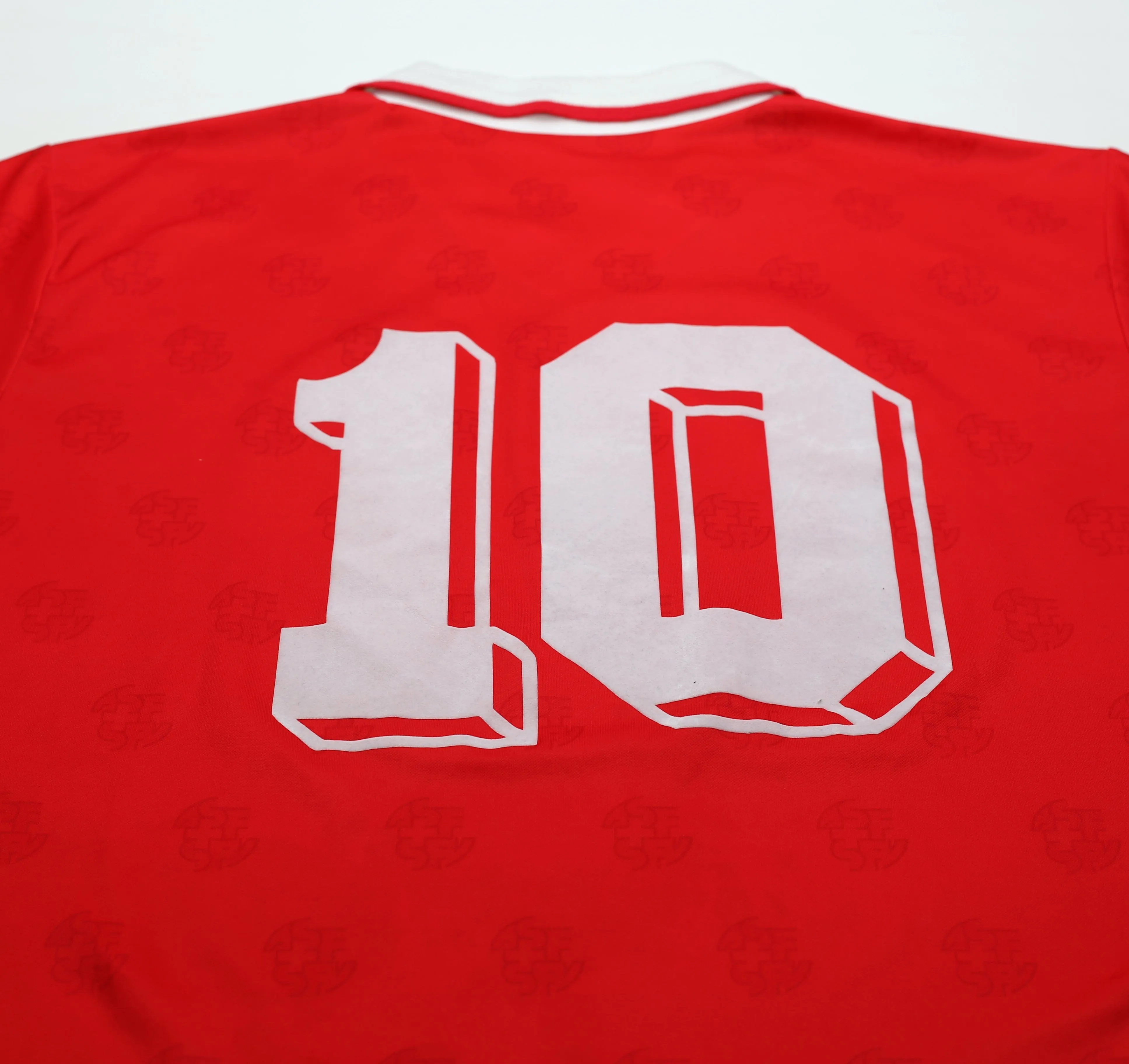 1994/96 #10 SWITZERLAND Vintage Lotto Home Football Shirt (L)