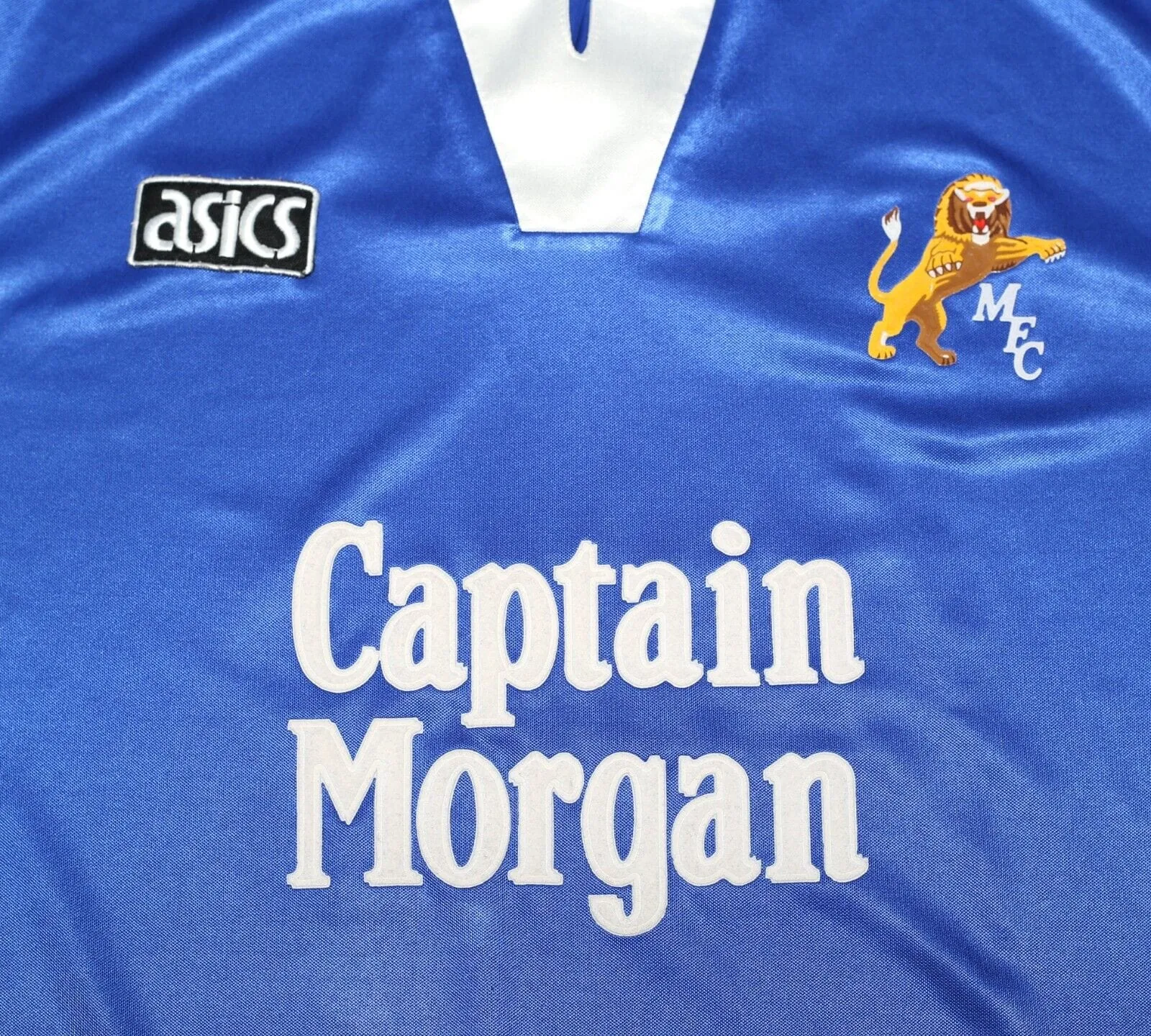 1994/96 MILLWALL Vintage Asics Home Football Shirt (L) Captain Morgan