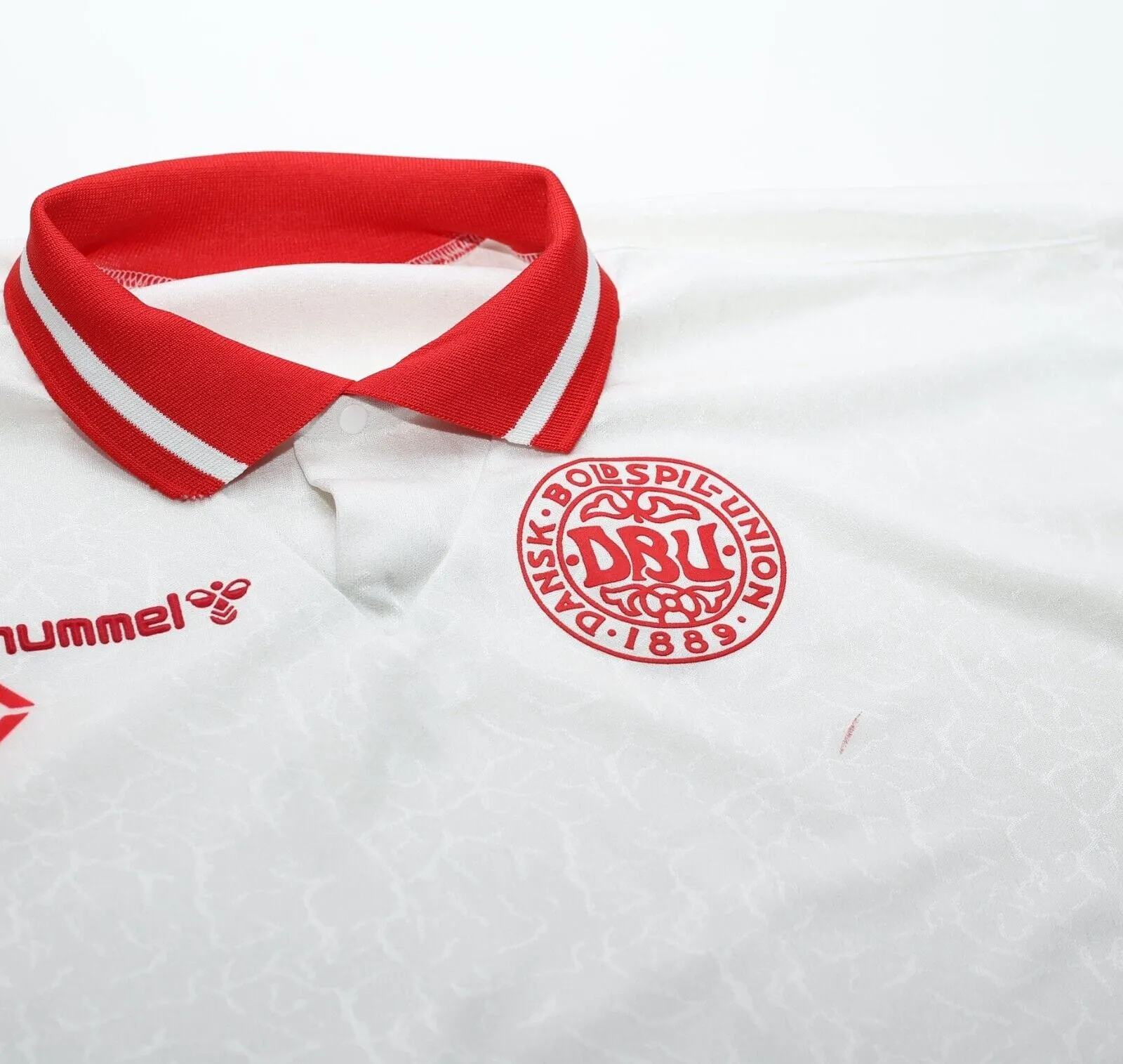 1995/96 DENMARK Vintage Hummel Away Football Shirt Jersey (L)