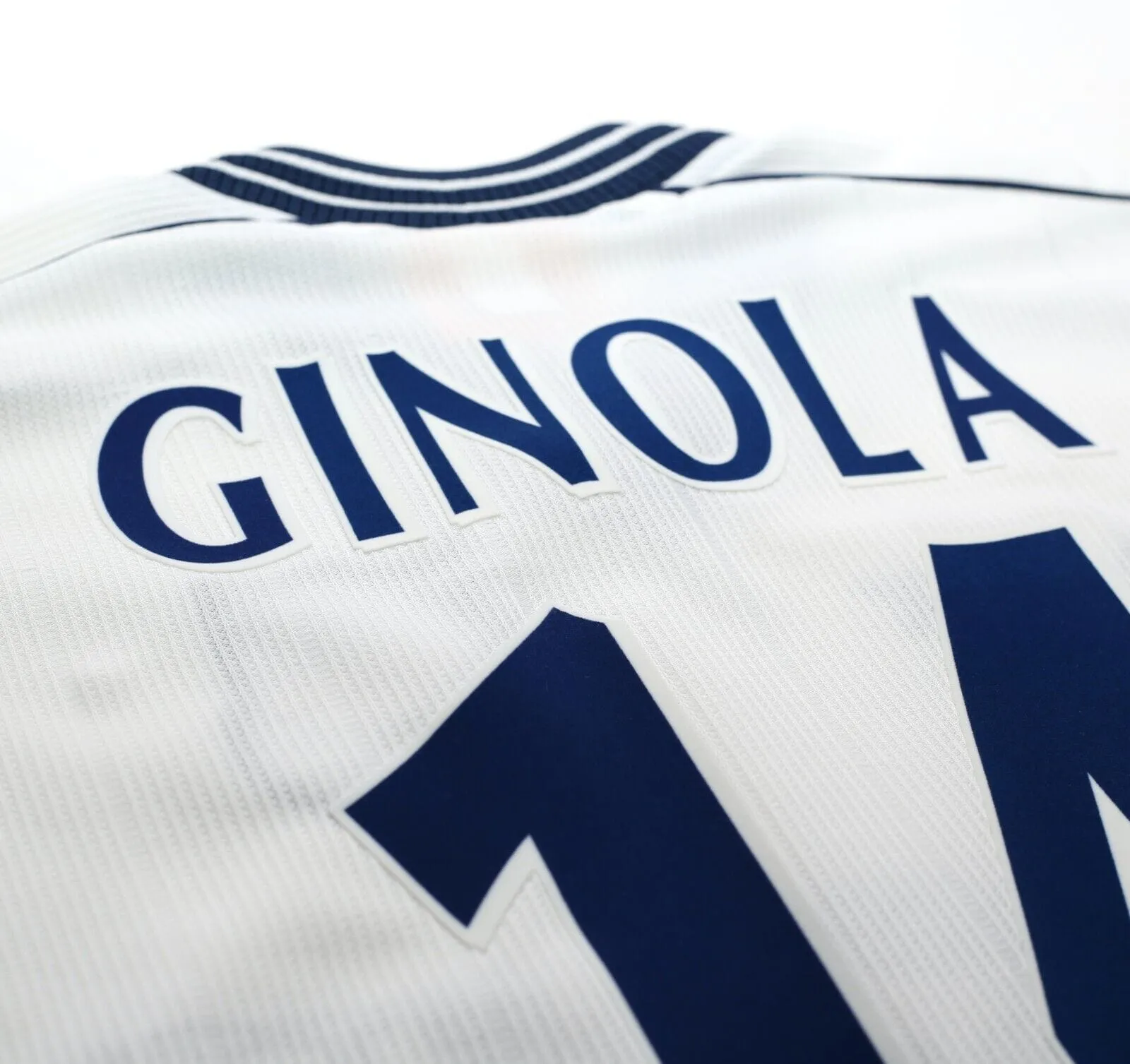 1997/99 GINOLA #14 Tottenham Hotspur Vintage PONY Home Football Shirt (S)