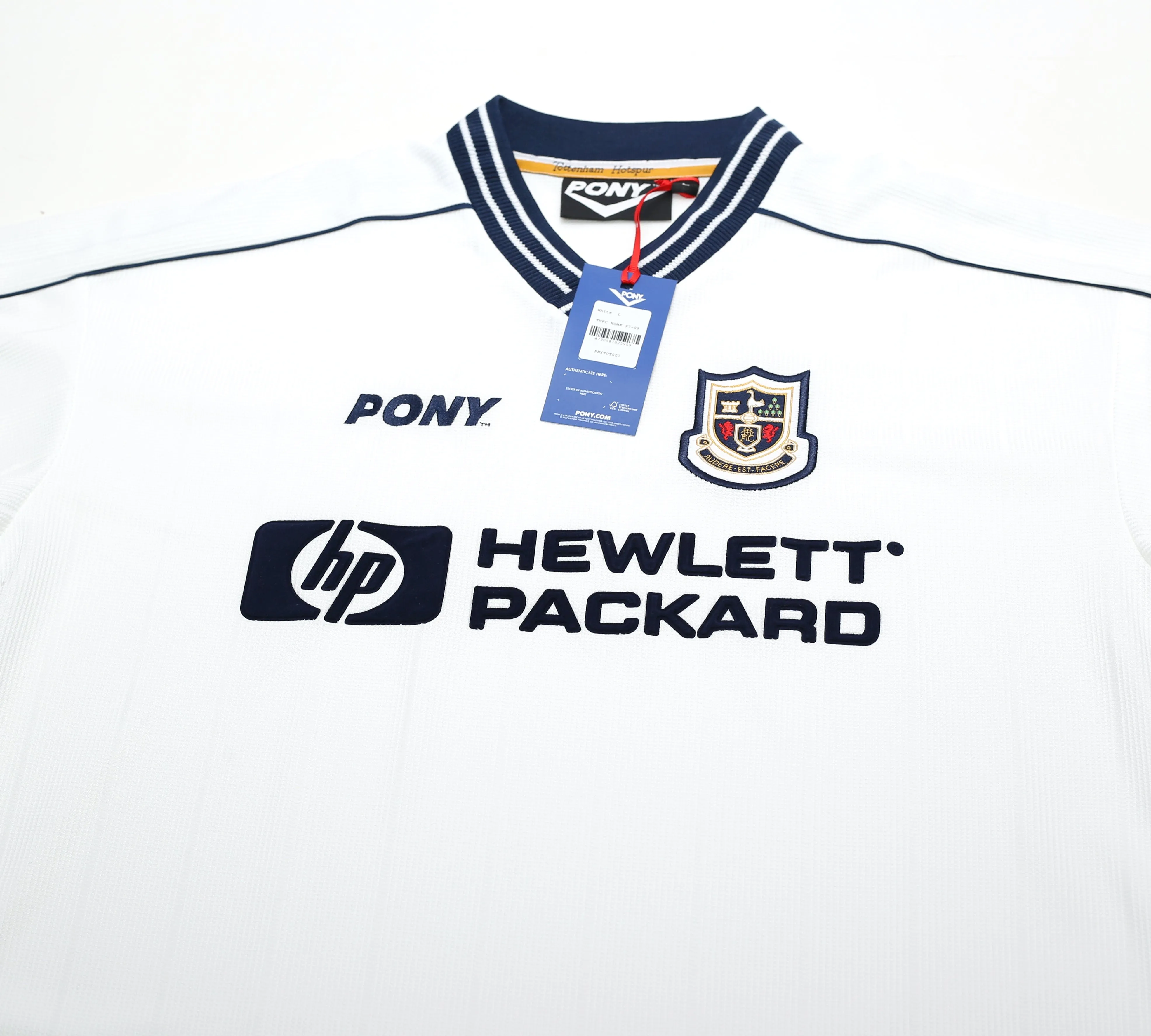 1997/99 Tottenham Hotspur Retro PONY Reissue Home Football Shirt