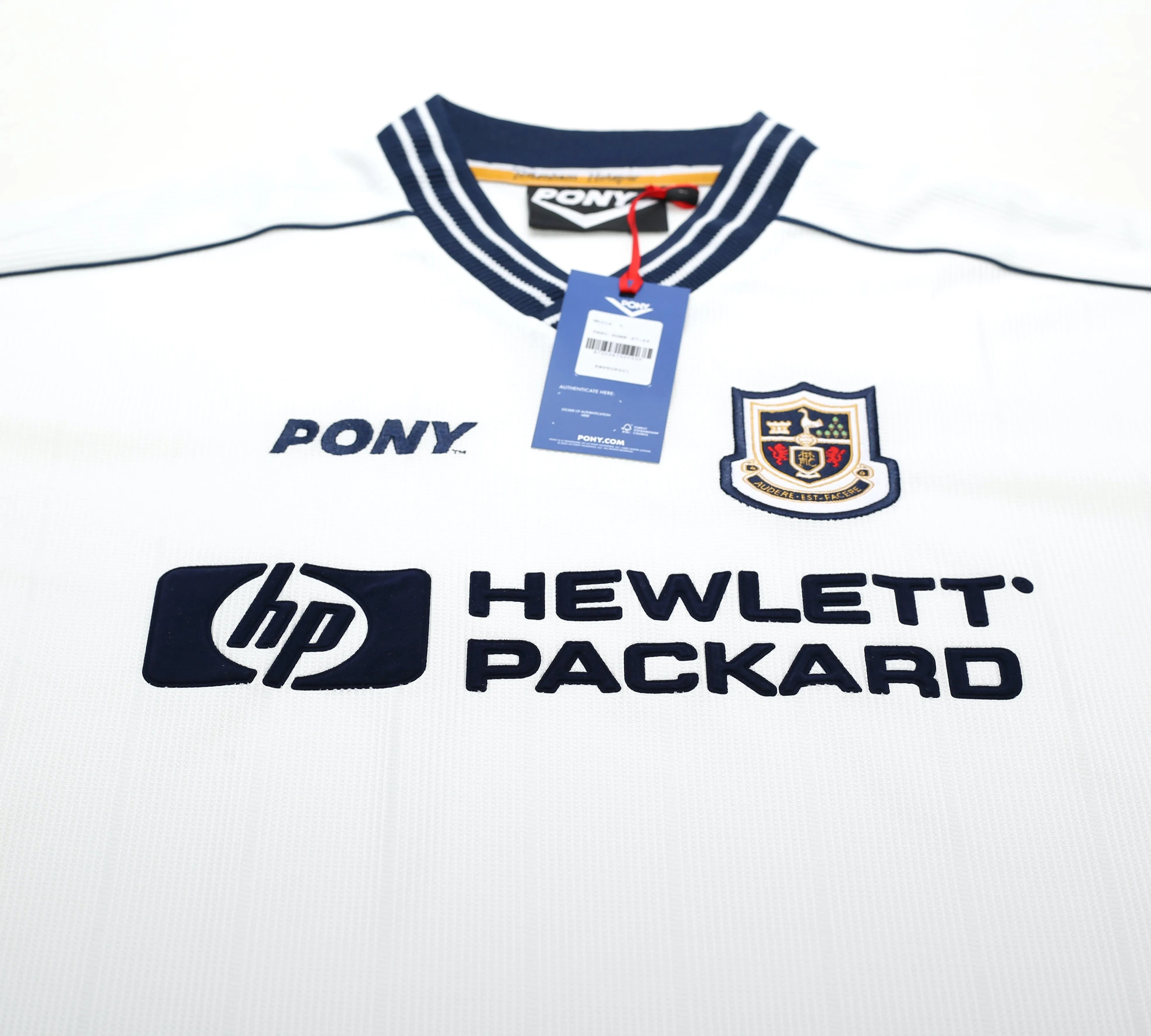 1997/99 Tottenham Hotspur Retro PONY Reissue Home Football Shirt