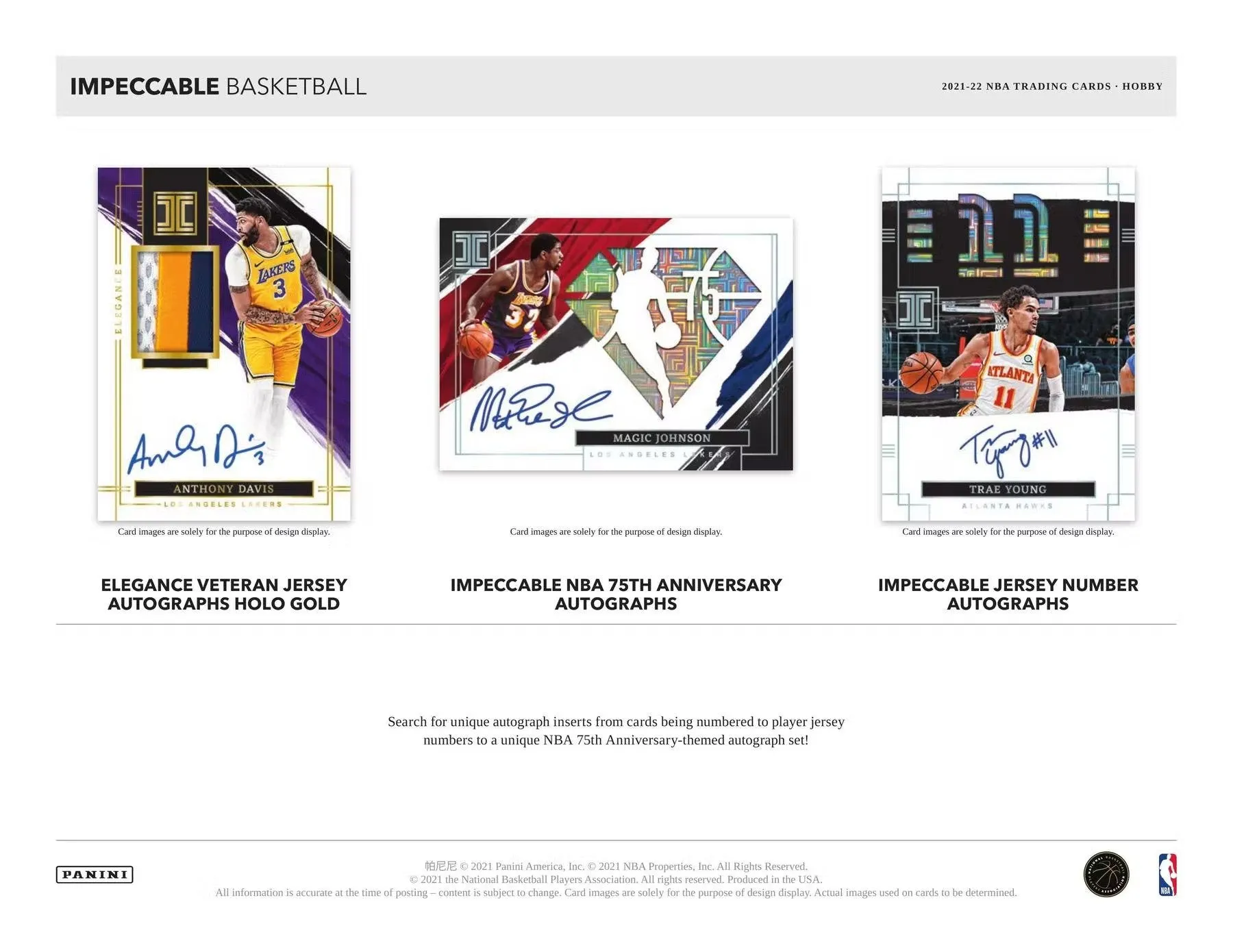 2021-22 Panini Impeccable Basketball Hobby Box