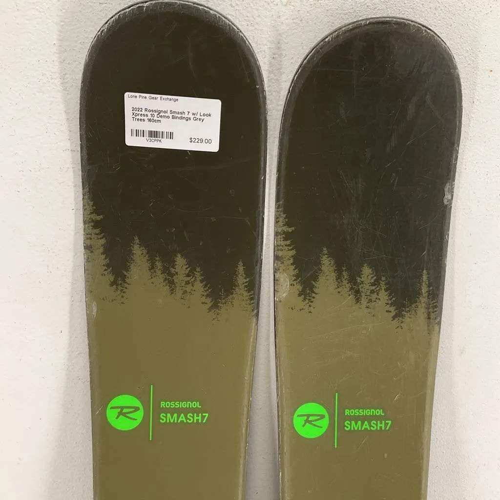 2022 Rossignol Smash 7 w/ Look Xpress 10 Demo Bindings