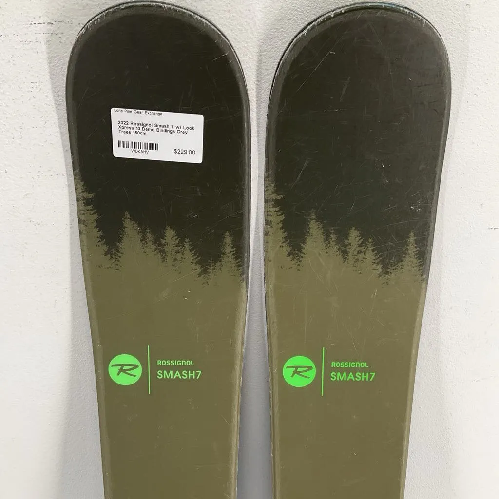 2022 Rossignol Smash 7 w/ Look Xpress 10 Demo Bindings