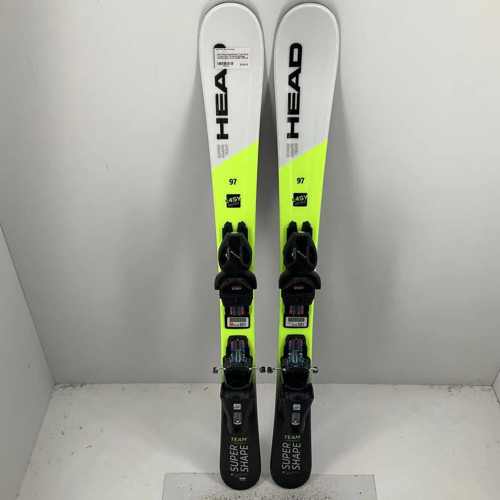 2023 Head Supershape Team Easy Tyrolia JRS 4.5 Demo Bindings