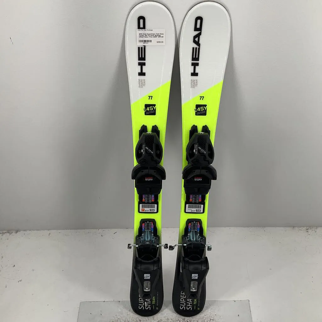 2023 Head Supershape Team Easy Tyrolia JRS 4.5 Demo Bindings