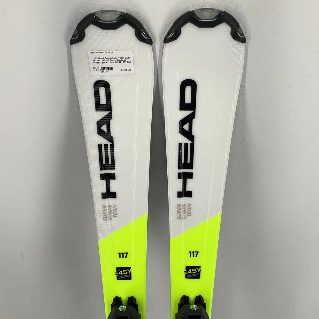 2023 Head Supershape Team Easy Tyrolia JRS 4.5 Demo Bindings