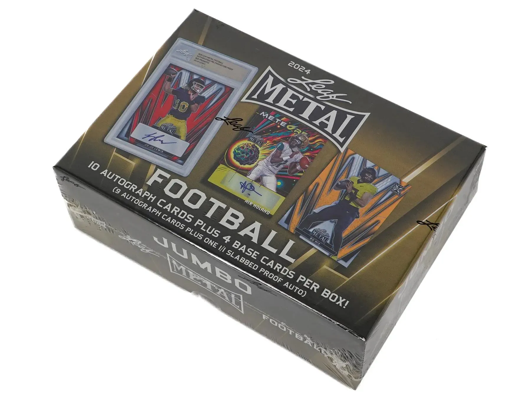 2024 Leaf Metal Football Hobby Jumbo Box 1 Pack Per Box 14 Cards per Box