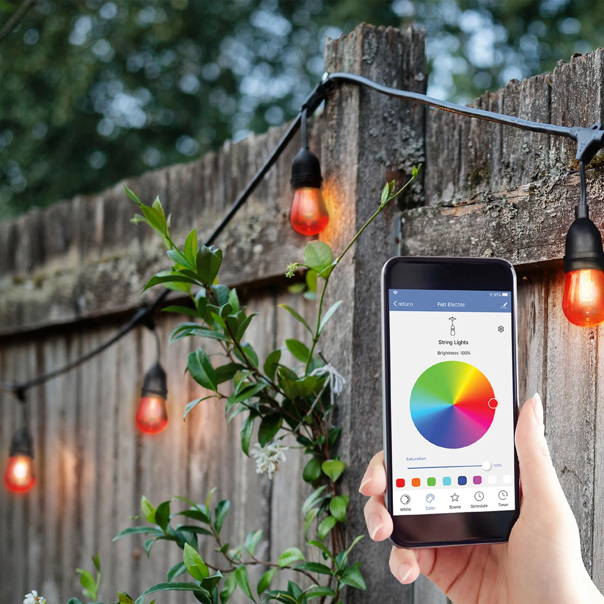 24 ft. RGBW LED Smart String Light