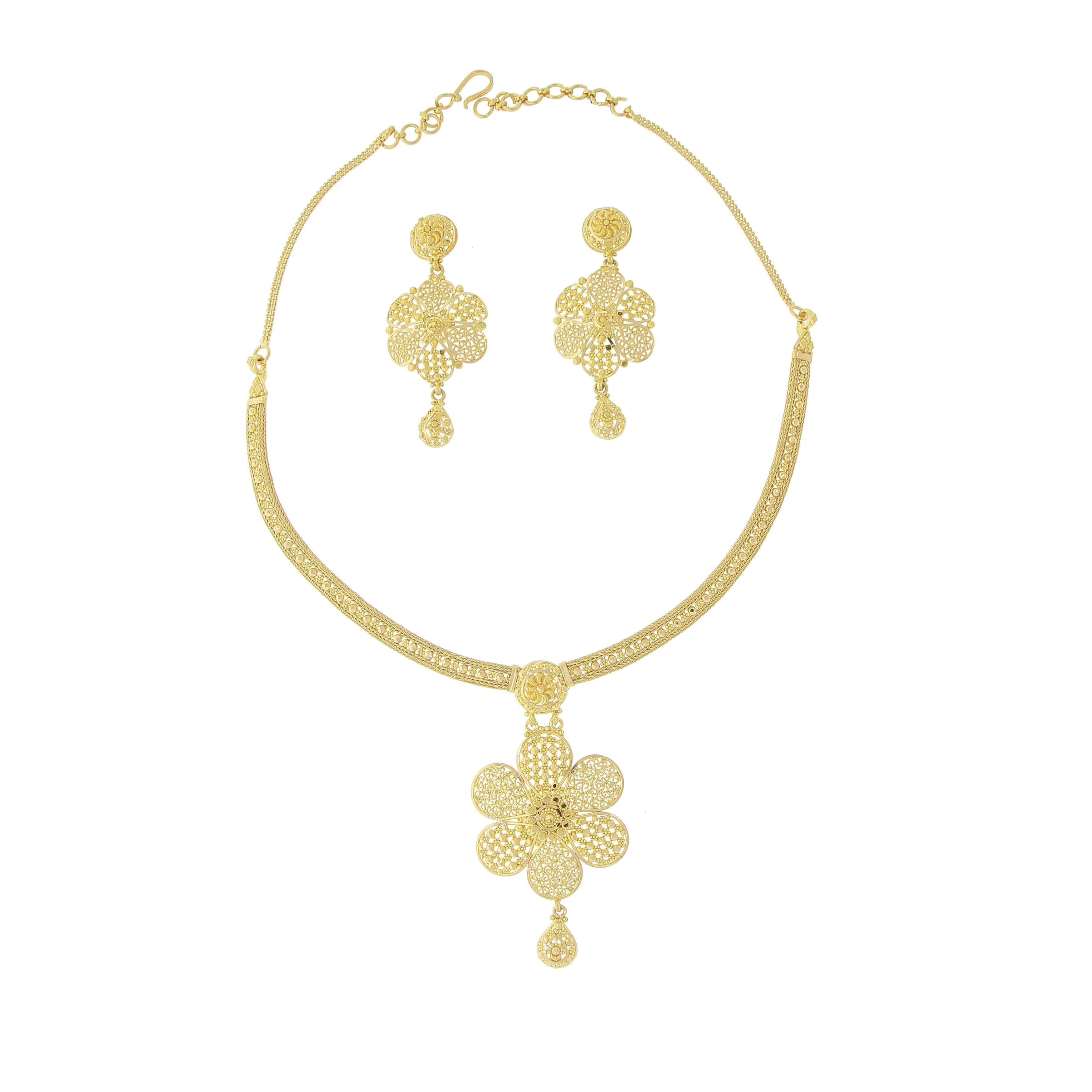 3-PIECE PLAIN GOLD NECKLACE SET