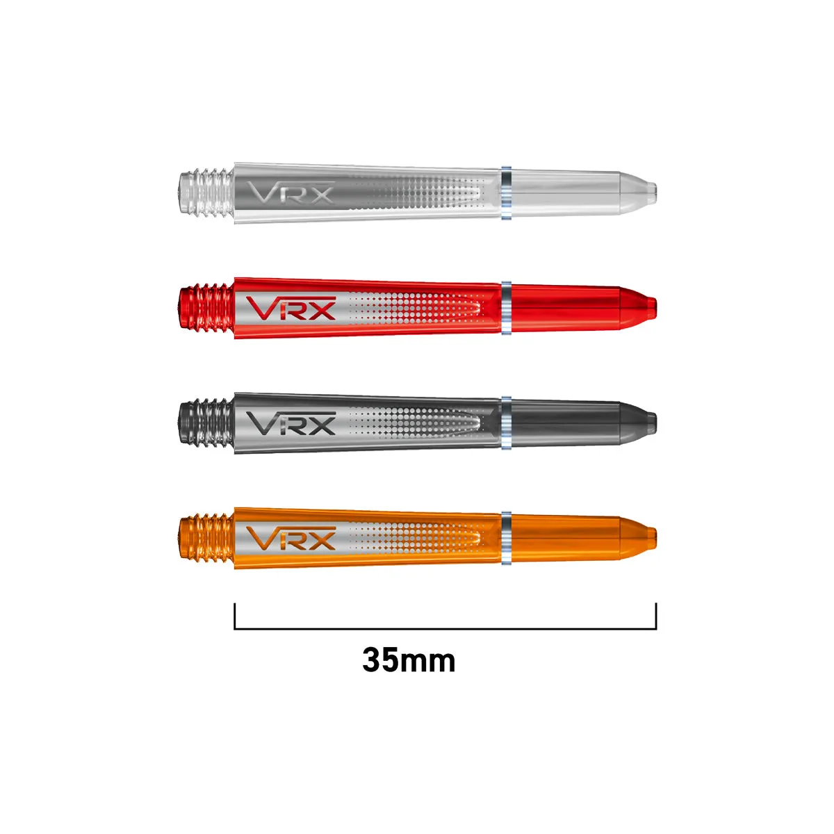 4 x Sets VRX Polycarbonate Multi-Pack Dart Stems by Red Dragon