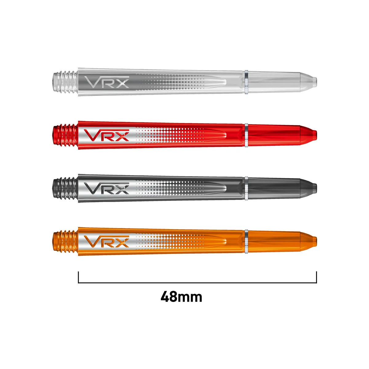 4 x Sets VRX Polycarbonate Multi-Pack Dart Stems by Red Dragon