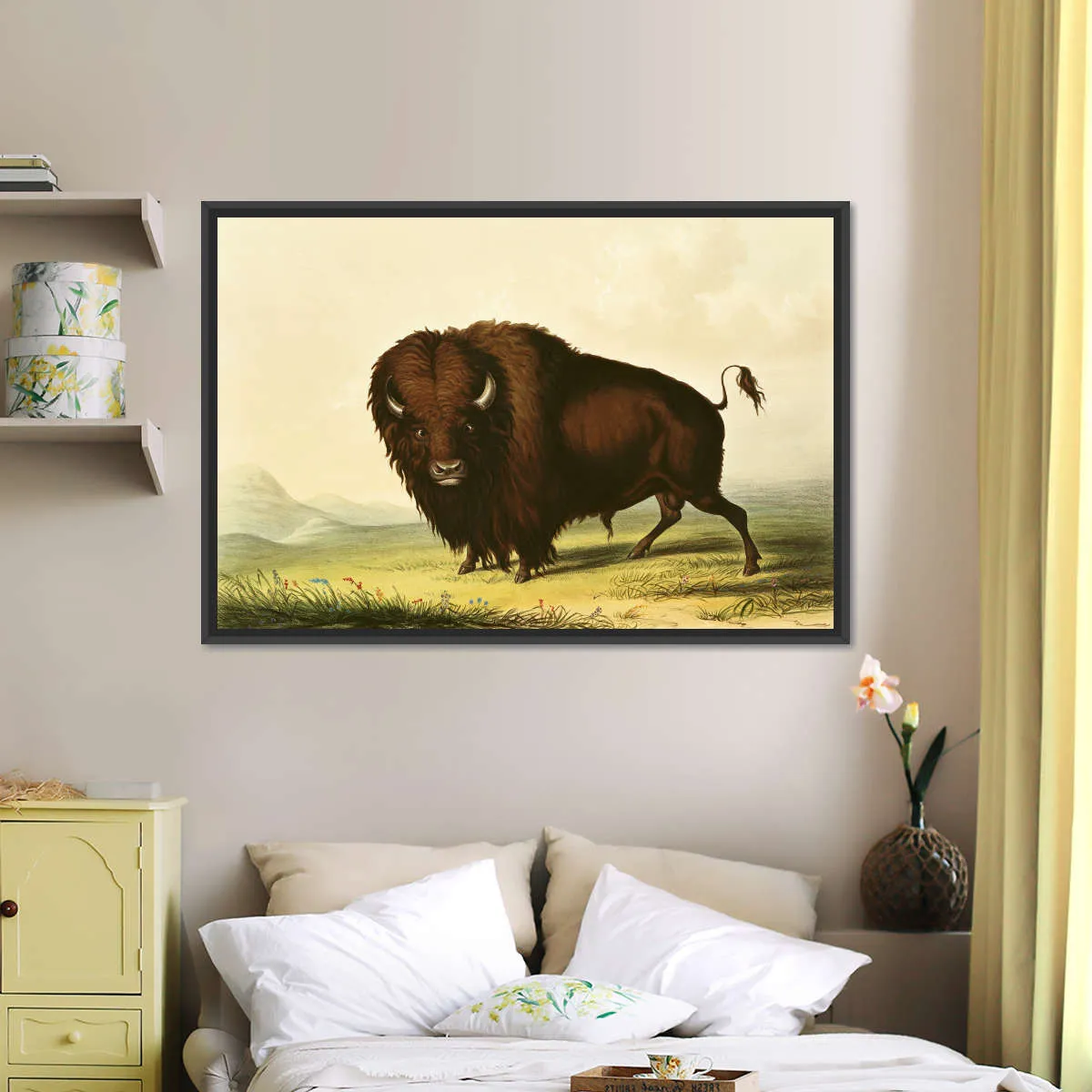 A Bison Wall Art