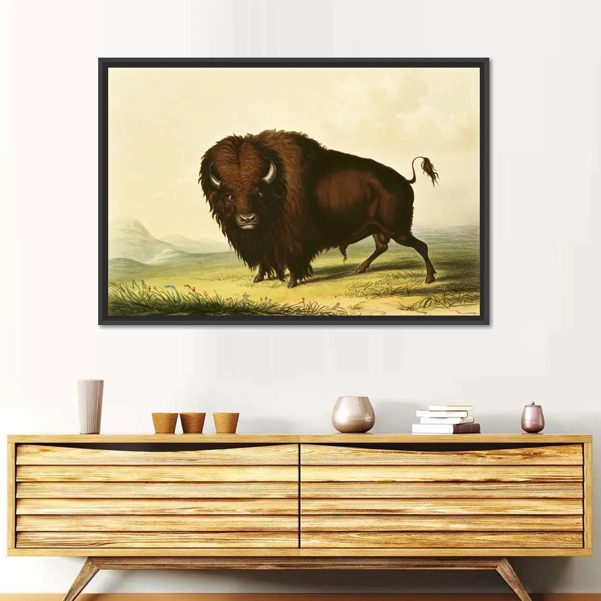 A Bison Wall Art