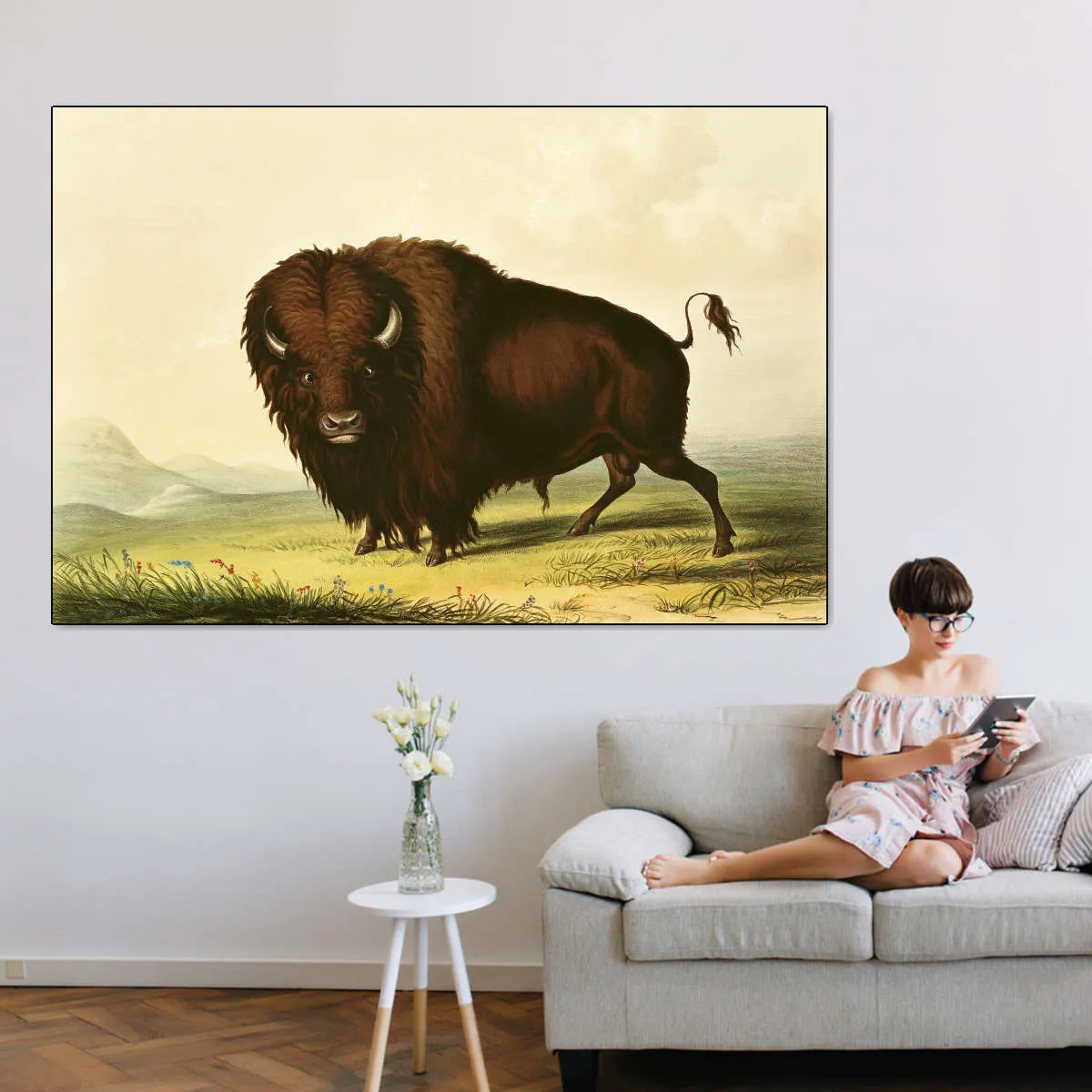 A Bison Wall Art