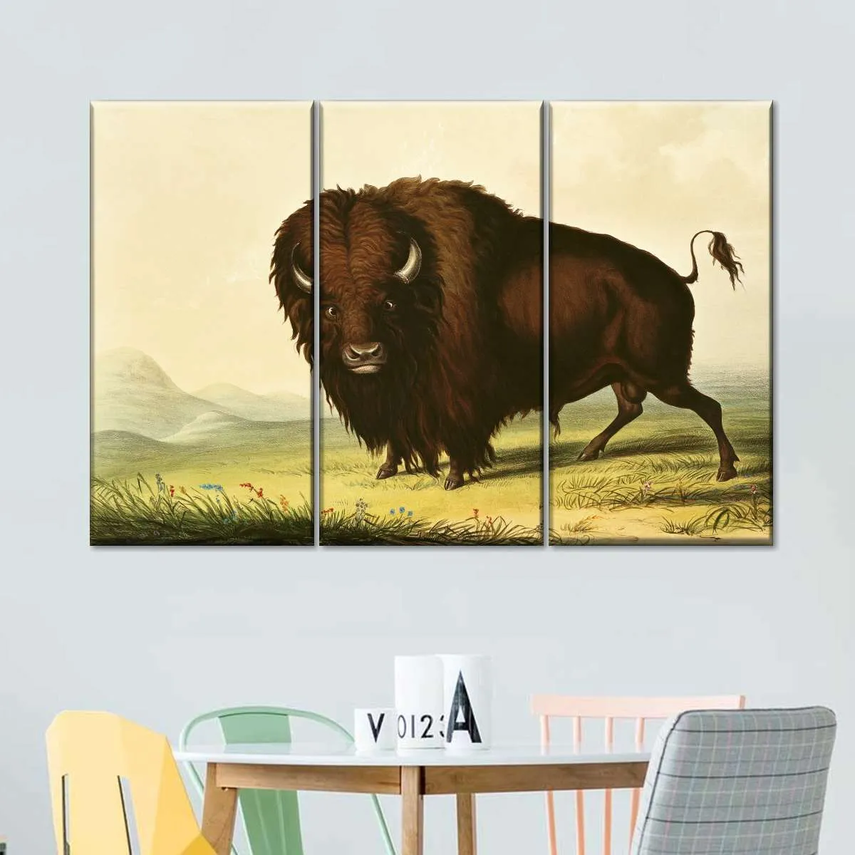 A Bison Wall Art