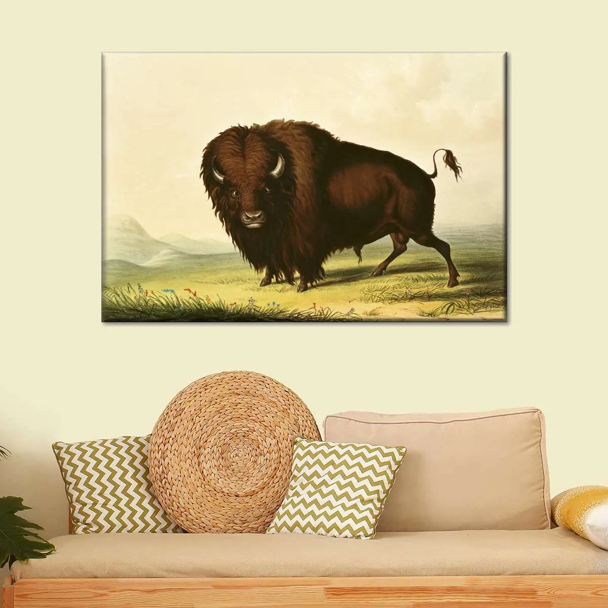 A Bison Wall Art