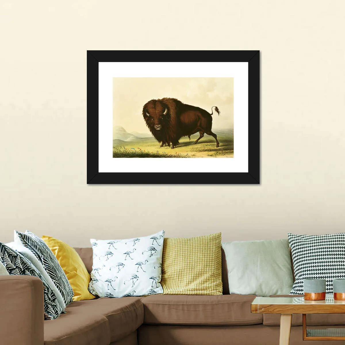 A Bison Wall Art