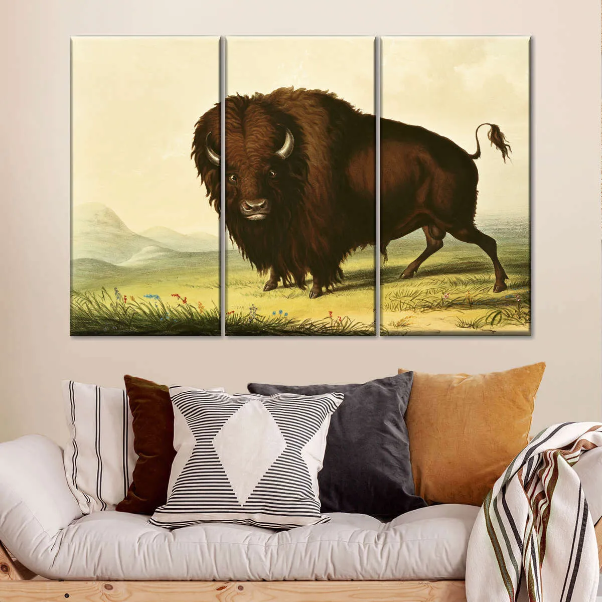 A Bison Wall Art