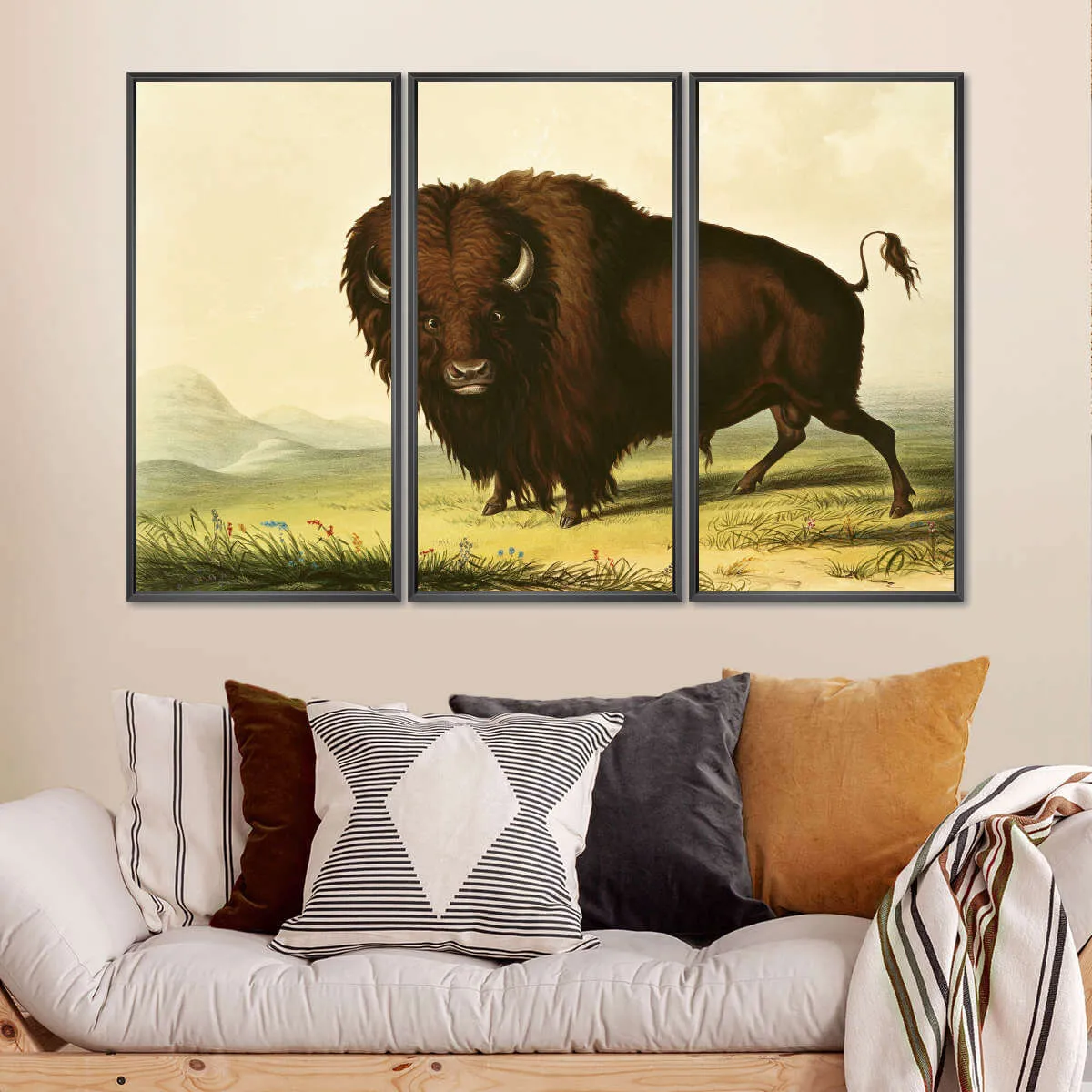 A Bison Wall Art