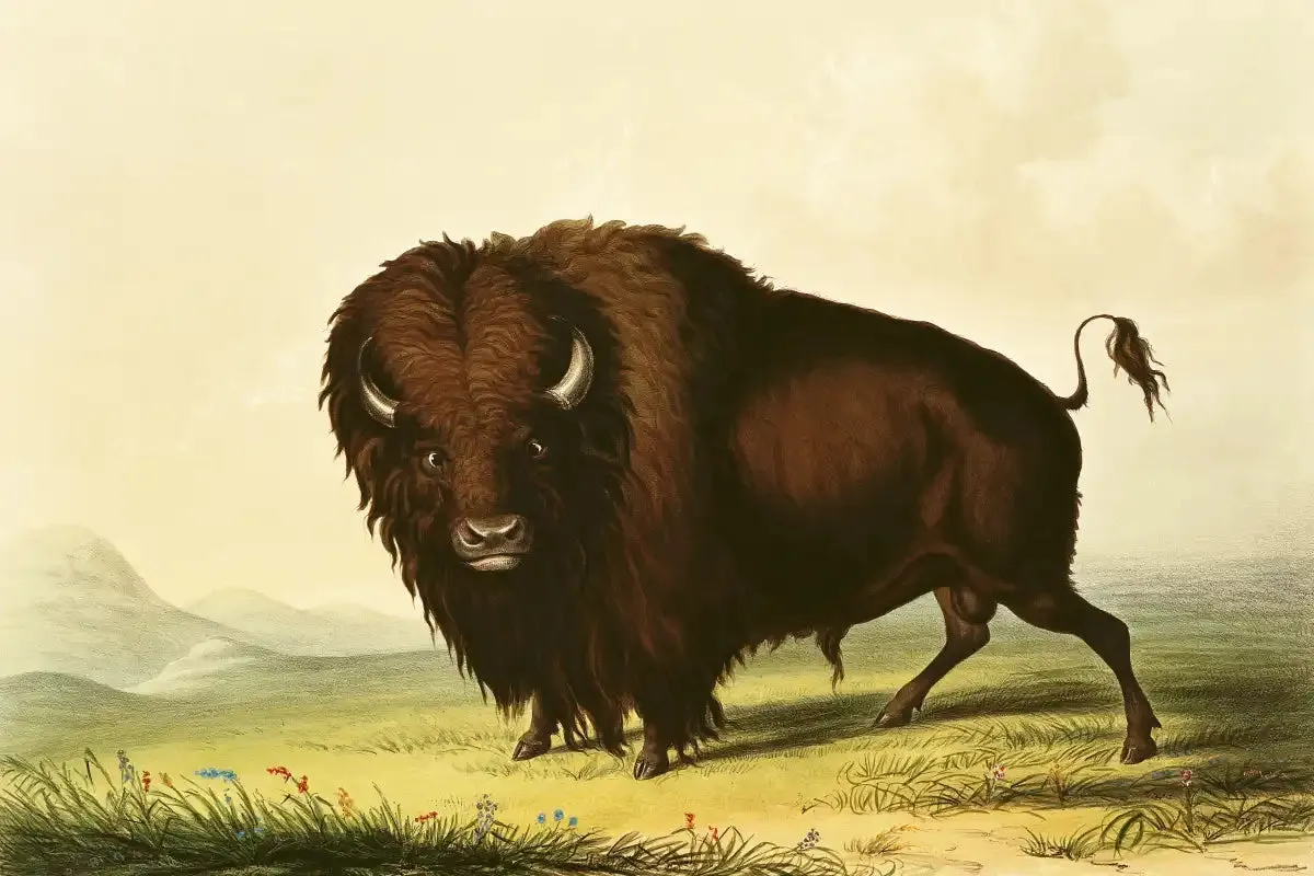 A Bison Wall Art