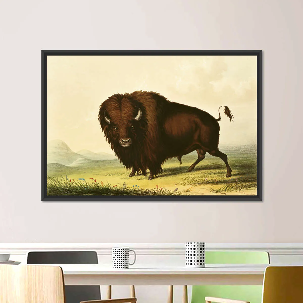 A Bison Wall Art