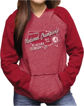 Alabama Crimson Tide 2016 Football Champions Women Red Hoodie Sweatshirt