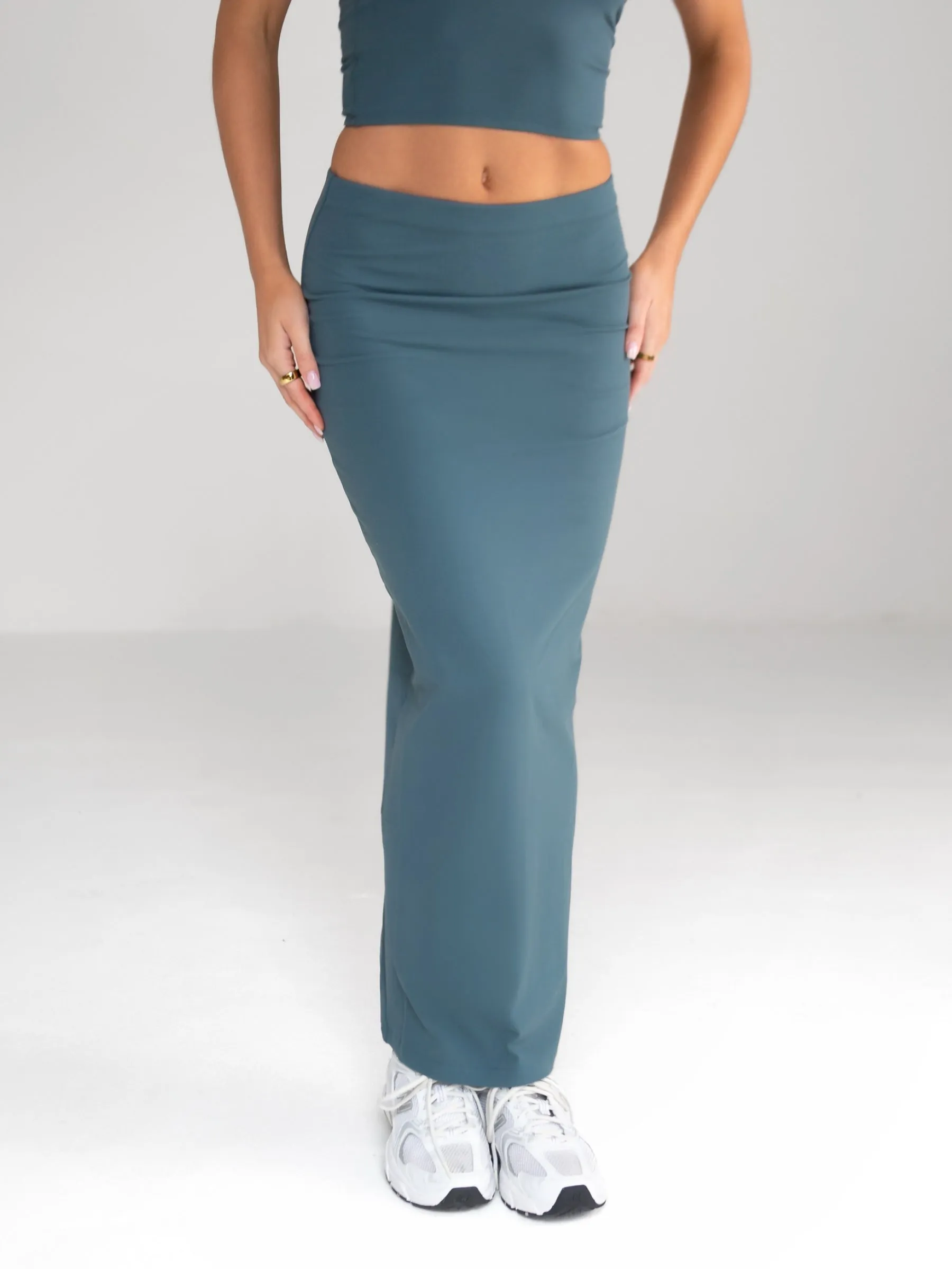 Alessia Maxi Skirt - Dark Teal