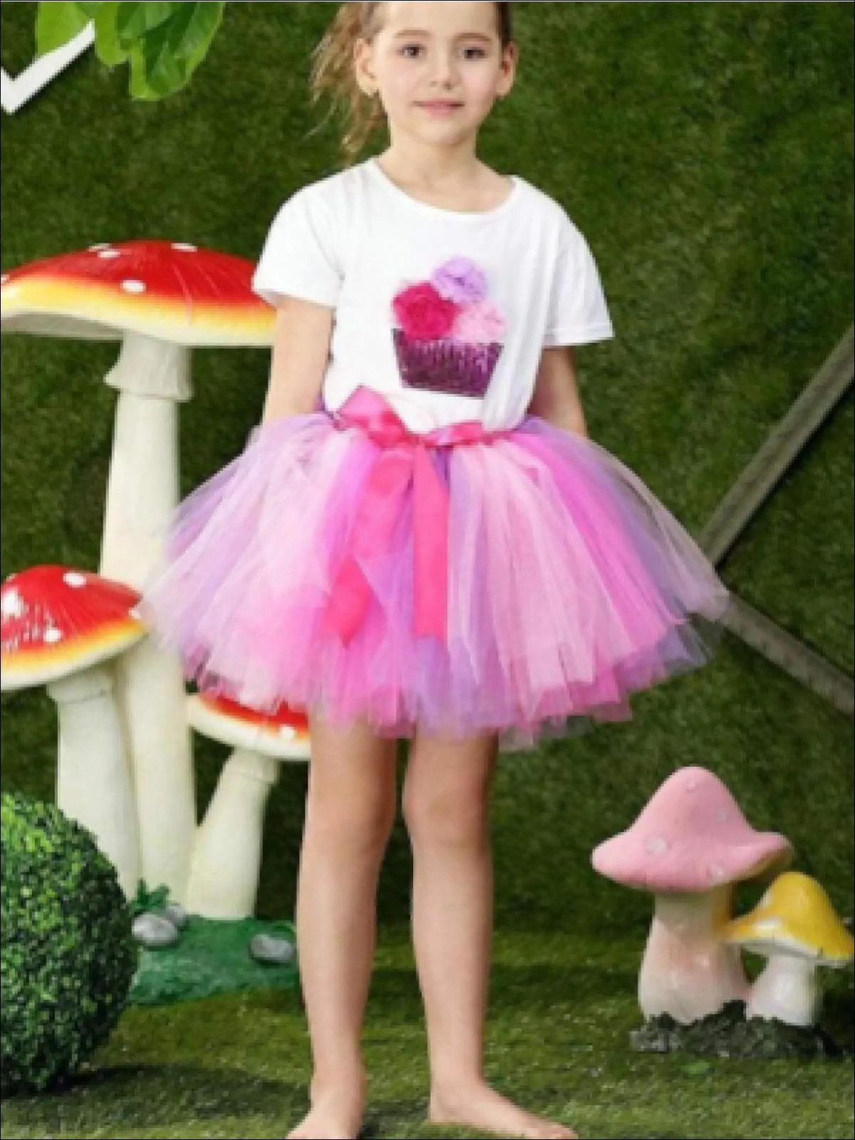 All About Sparkle Cupcake Tutu Skirt Set