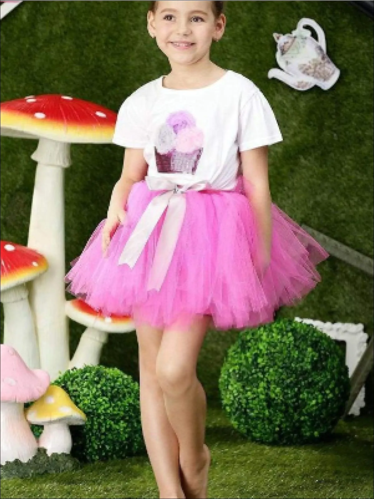 All About Sparkle Cupcake Tutu Skirt Set