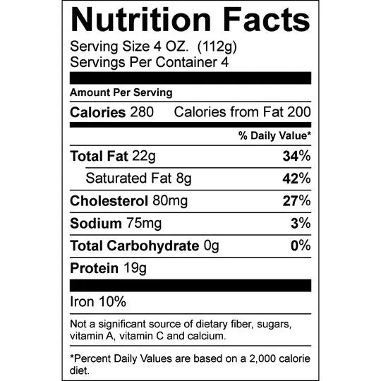 All Natural* 80% Lean/20% Fat Ground Beef Chuck, 1 lb Tray