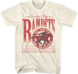 All The Fun The Law Allows Tampa Bay Bandits USFL T-Shirt