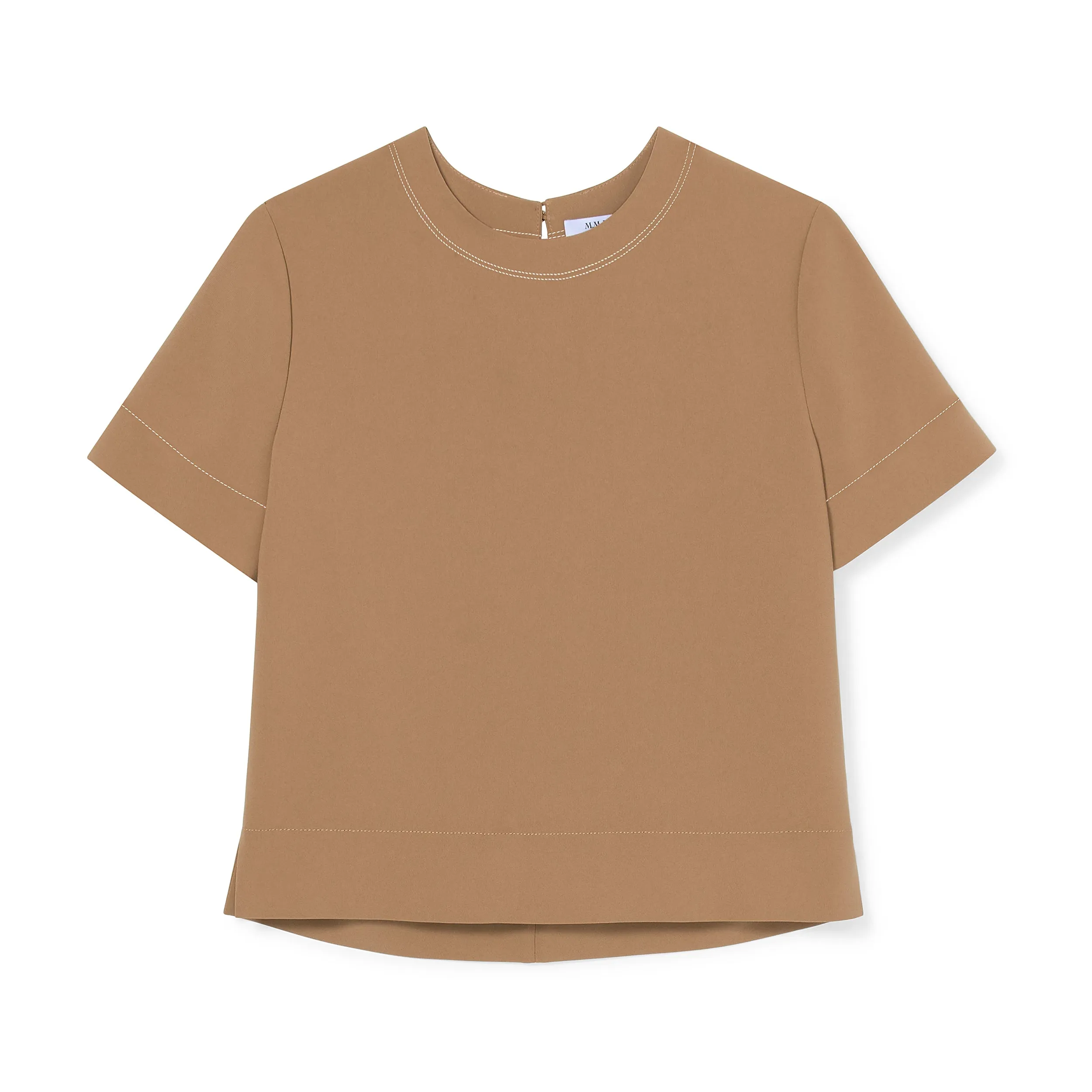 Annika Tee - Everyday Crepe :: Light Saddle