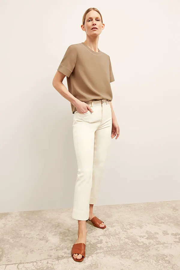 Annika Tee - Everyday Crepe :: Light Saddle