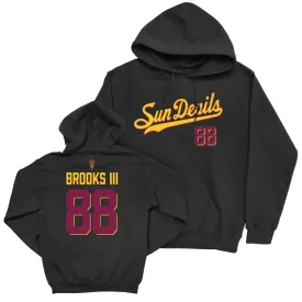 Arizona State Football Black Script Hoodie - Harold Brooks III